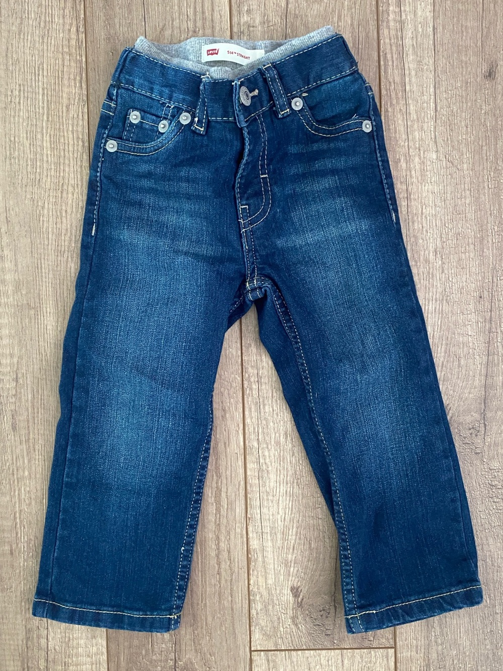 Levi's Kids Blue Denim Straight-Leg Jeans